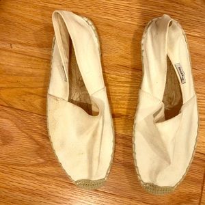 Soludos White esparadilles size 7 women